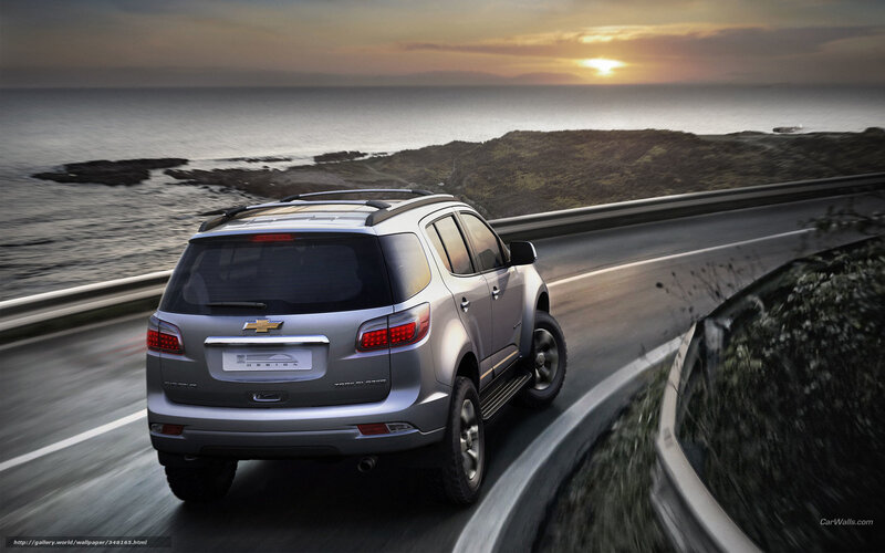 Silver Suv on Coastal Road — Gray, Serene