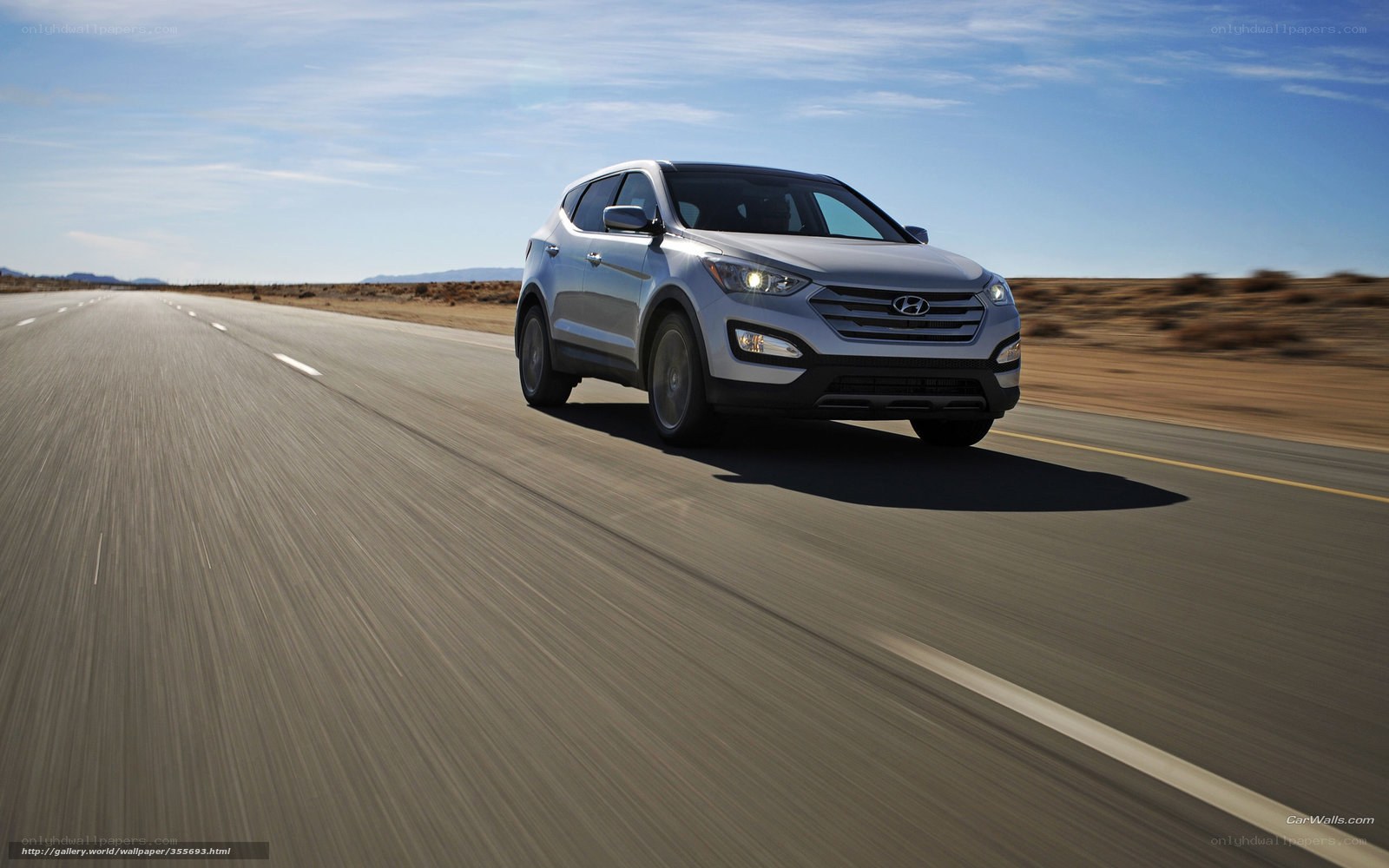 silver suv on desert highway