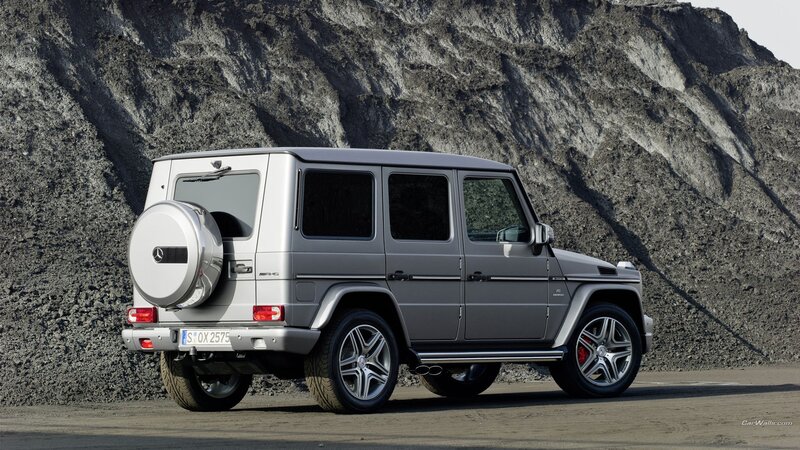 Silver Suv on Gravel — Gray, Dramatic