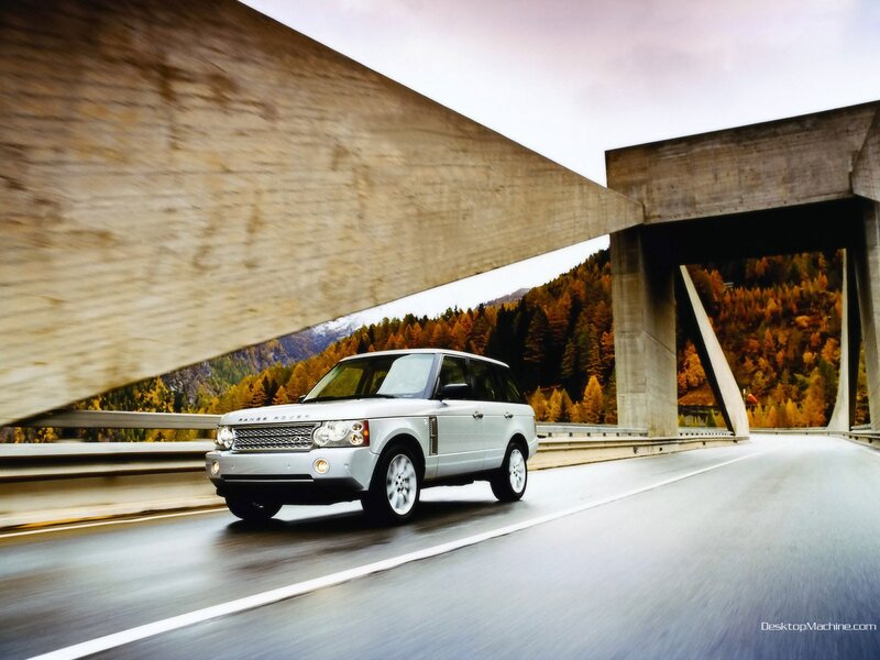 Silver Suv on Highway — Dynamic