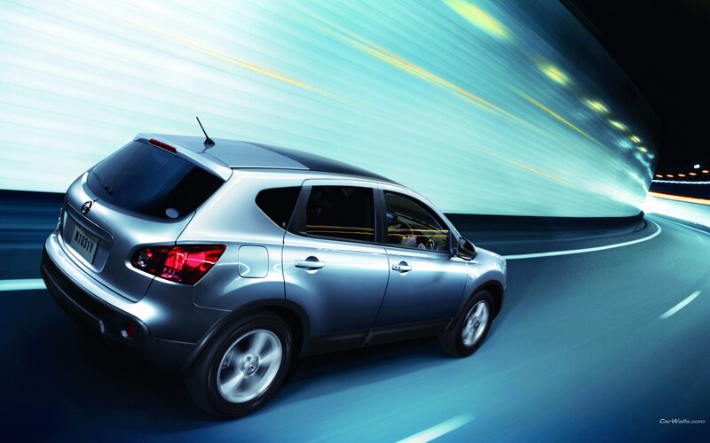 Silver Suv on Road — Blue, Dynamic