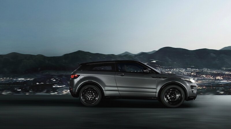 Silver SUV on Road — Gray, Dramatic, Night, Photograph