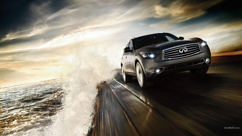 Silver SUV on Road — Gray, Dramatic, Sunset, Photograph, Car