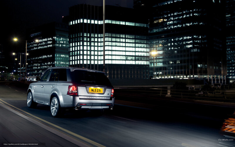 Silver Suv on Road — Gray, Dramatic