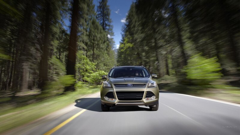 Silver SUV on Road — Gray, Dynamic, Afternoon