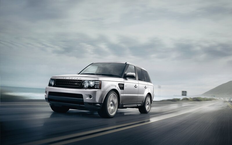 Silver Suv on Road — Gray, Dynamic, Photograph