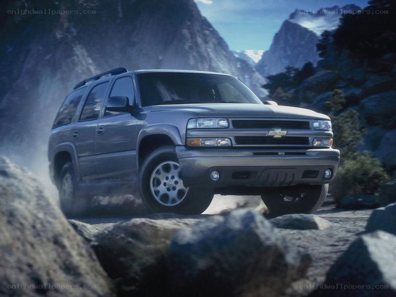Silver SUV on rocky terrain
