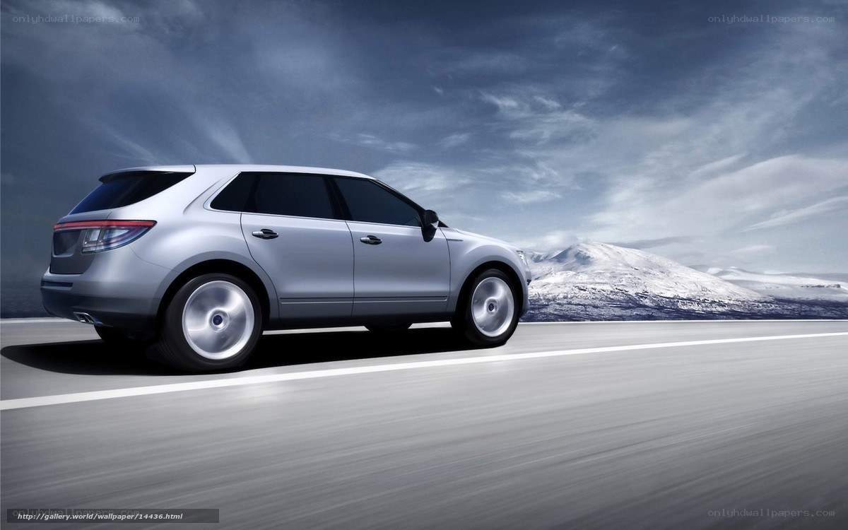 silver suv on snowy road