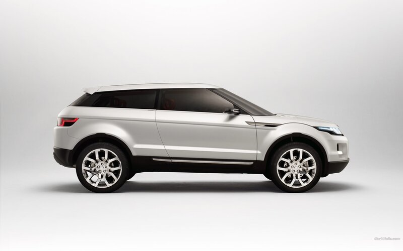 Silver SUV — White