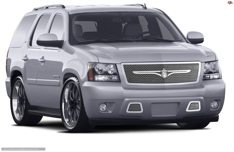 silver suv with custom wheels
