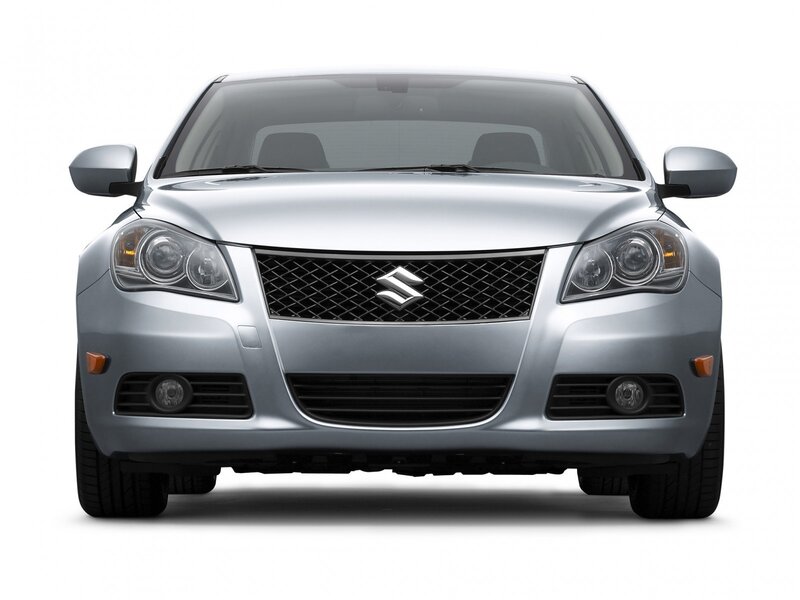 silver suzuki car front view