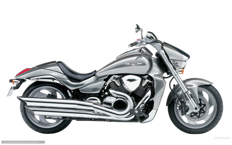 silver suzuki intruder motorcycle