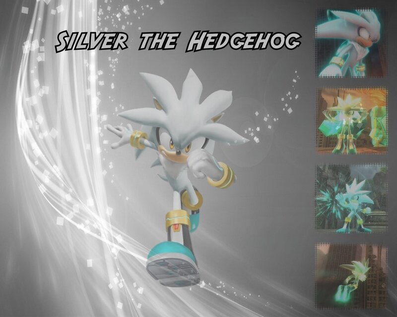 Silver the Hedgehog character art