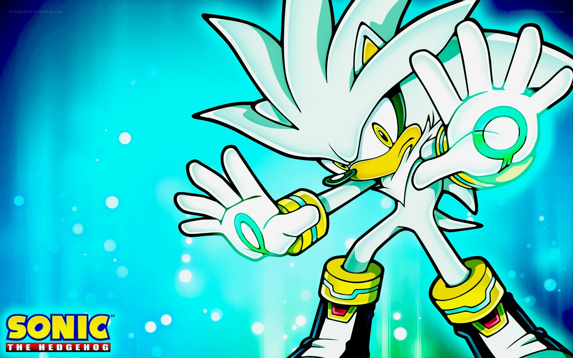 Silver the Hedgehog in action