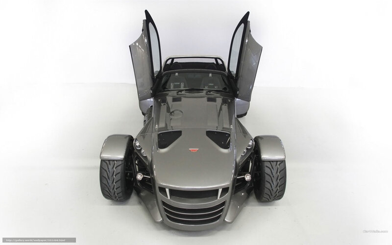 Silver Three-wheeled Car — Gray, Neutral, Photograph, Doors