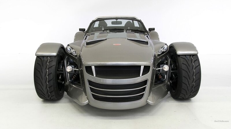 Silver Three-wheeled Car — Gray, Neutral