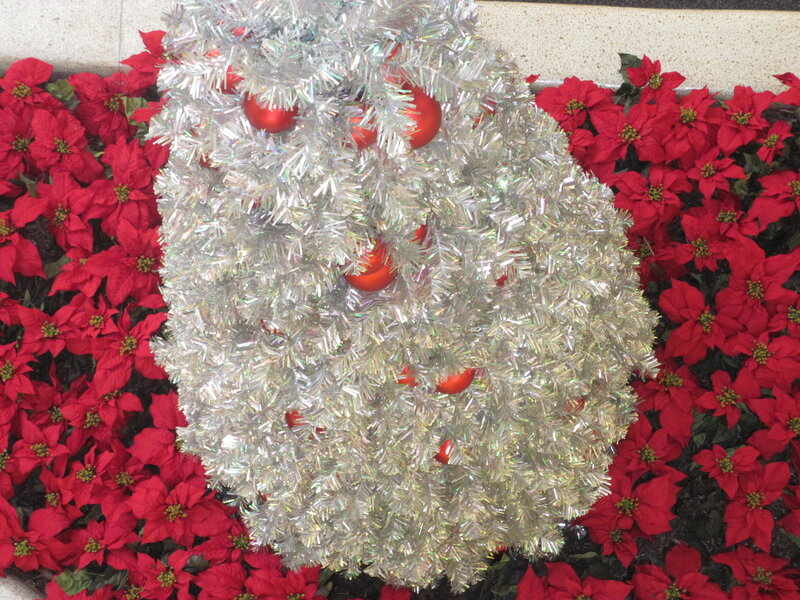 Silver Tinsel Tree