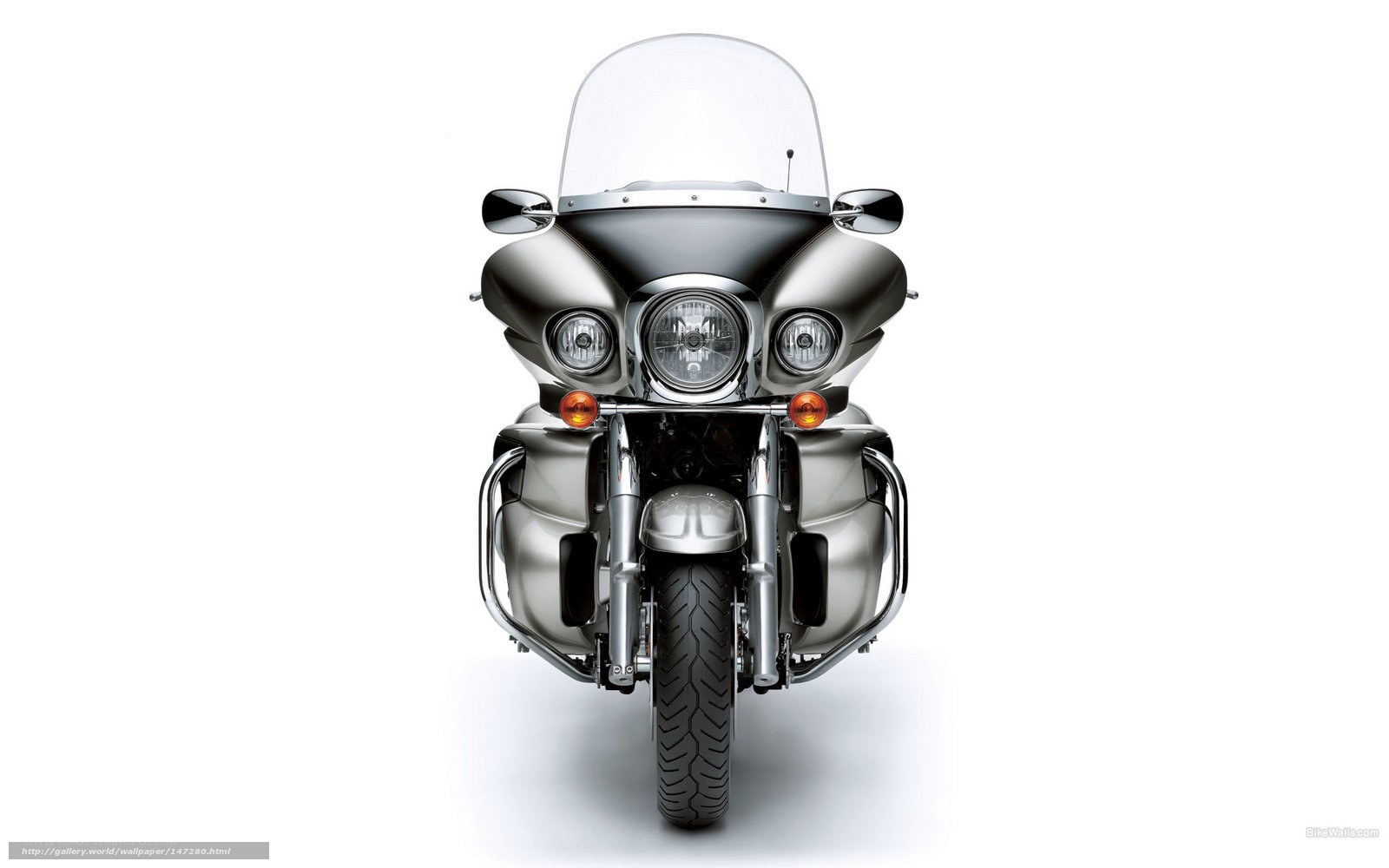 silver touring motorcycle