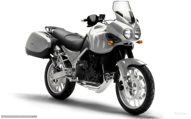 silver touring motorcycle