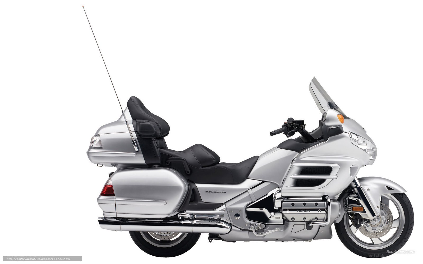 silver touring motorcycle