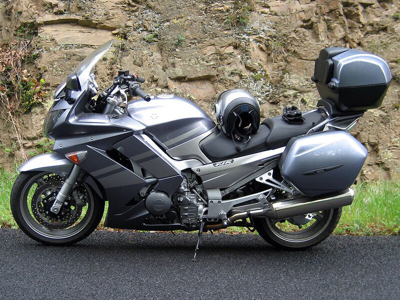 Silver Touring Motorcycle — Gray, Calm