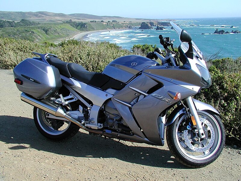 Silver Touring Motorcycle — Gray, Serene