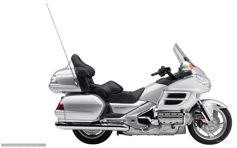 Silver Touring Motorcycle — Neutral, Photograph, Antenna
