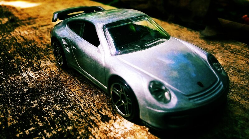 Silver Toy Car — Dramatic