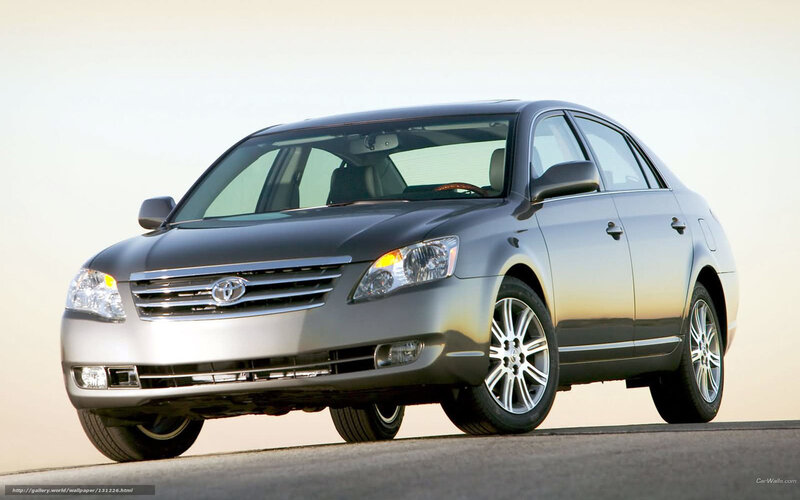 silver toyota avalon sedan