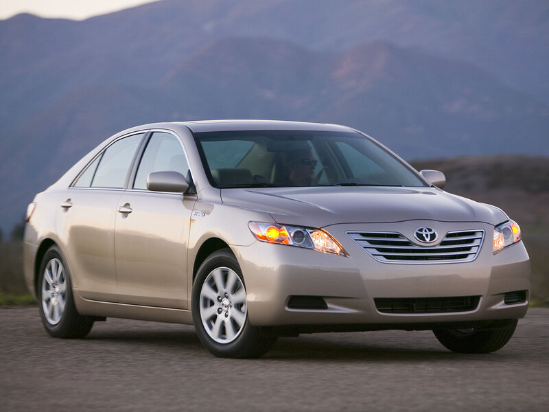 silver toyota camry sedan