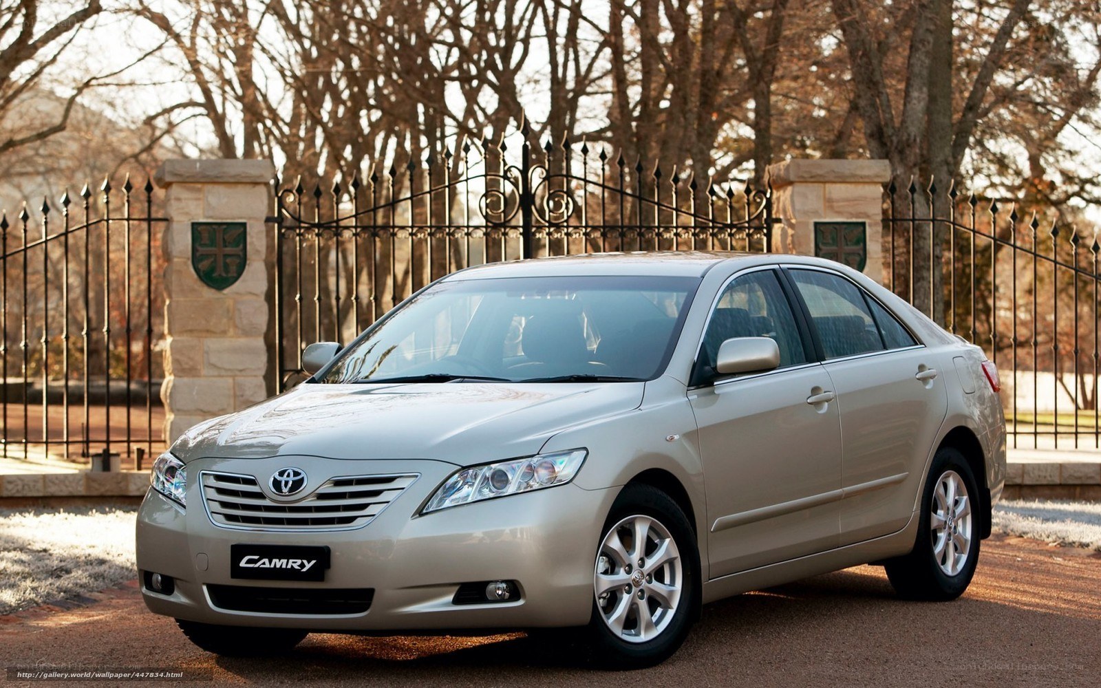 Silver Toyota Camry sedan