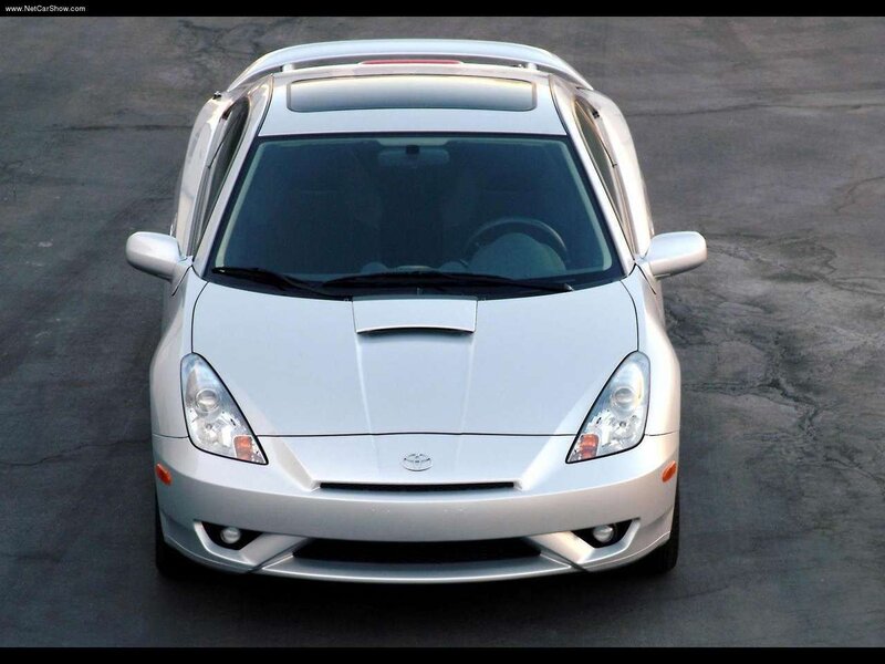 silver toyota celica