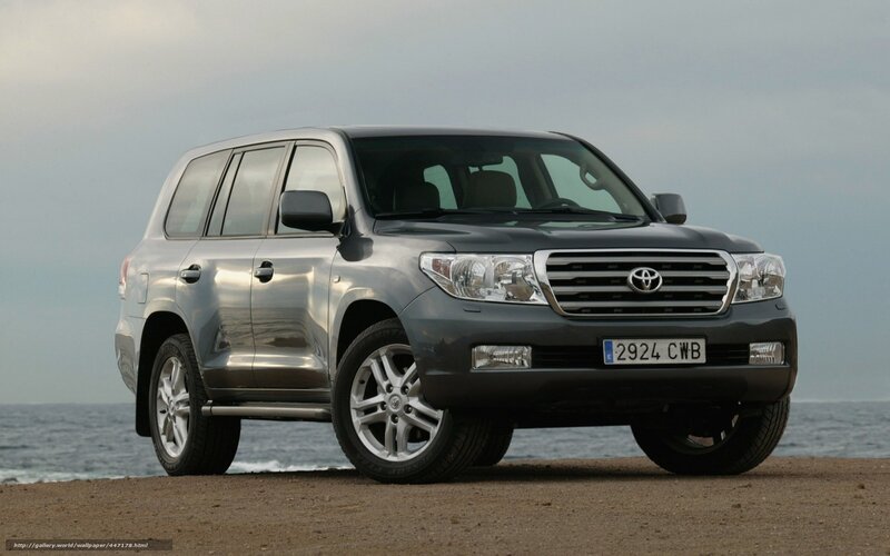Silver Toyota Land Cruiser — Gray