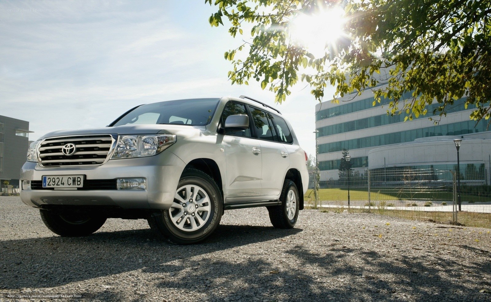 Silver Toyota Land Cruiser