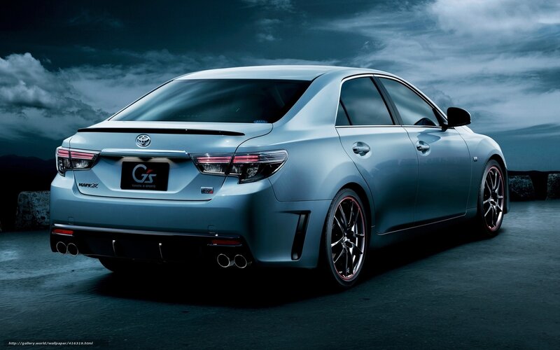 silver toyota mark x gts