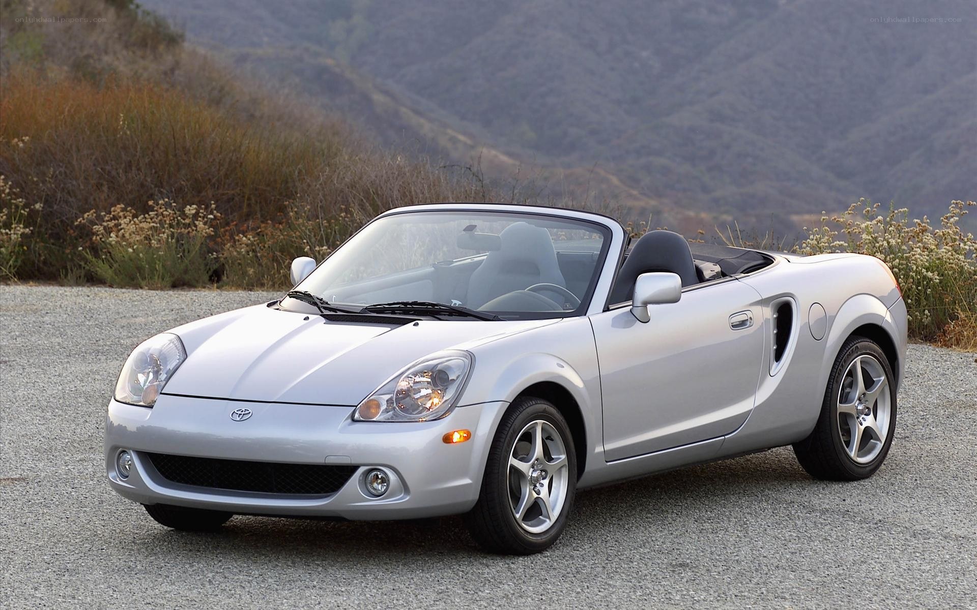 silver toyota mr2 spyder