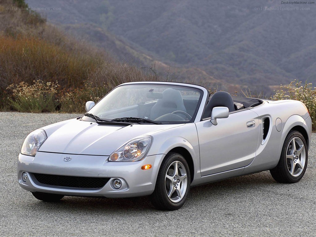 Silver Toyota MR2 Spyder