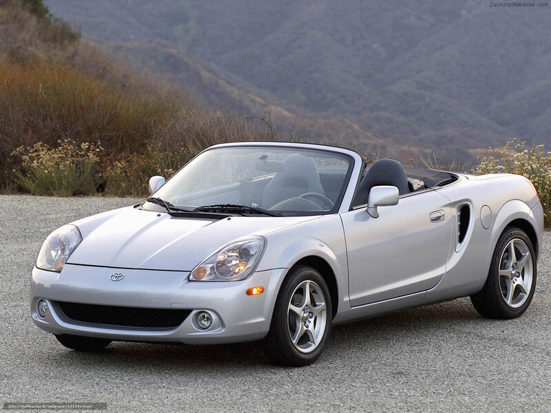 silver toyota mr2 spyder