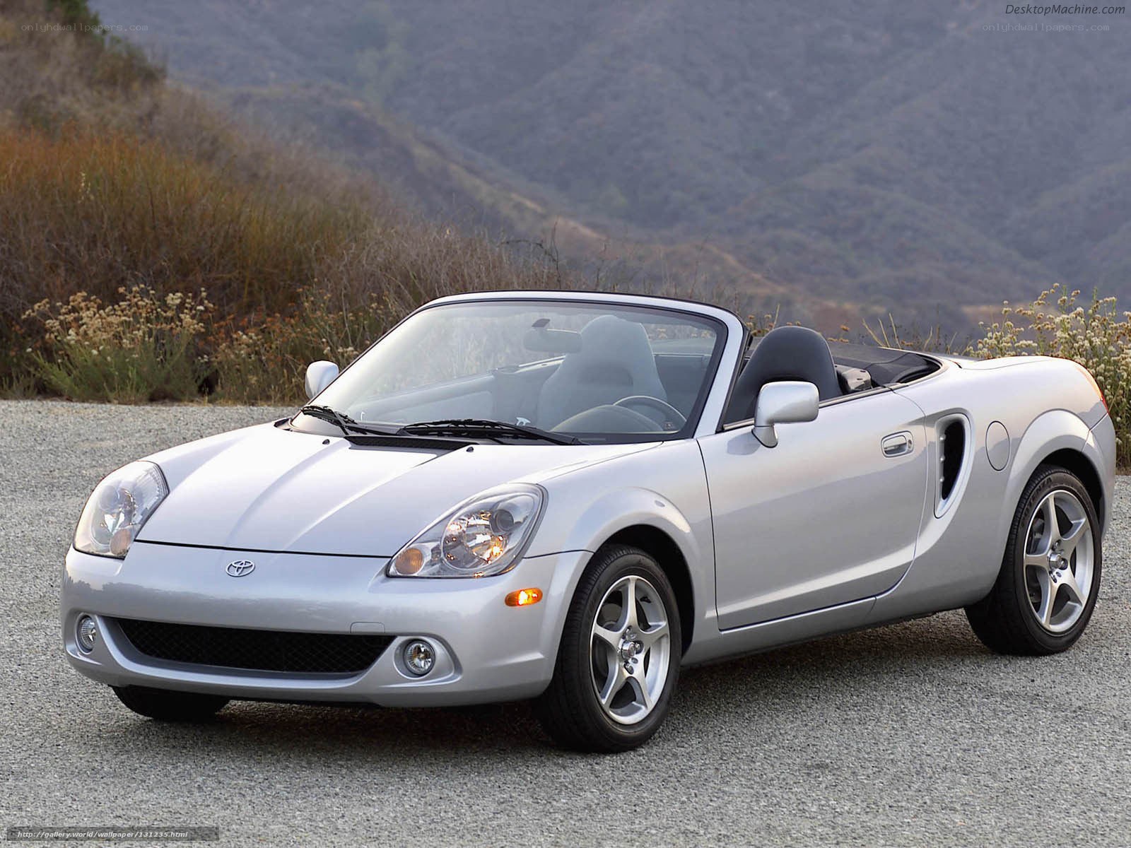 silver toyota mr2 spyder