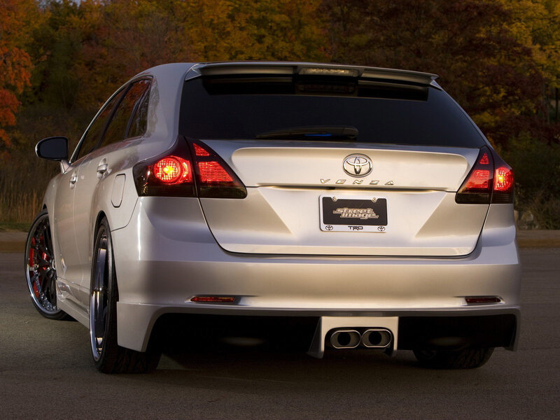 Silver Toyota Venza — Dramatic
