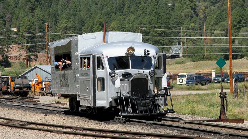 Silver Train Car