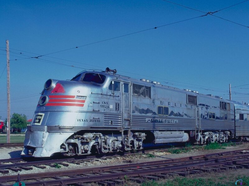Silver Train Engine — Calm