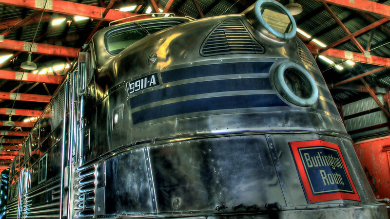 Silver Train Engine