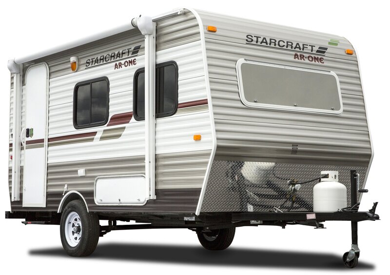 Silver Travel Trailer