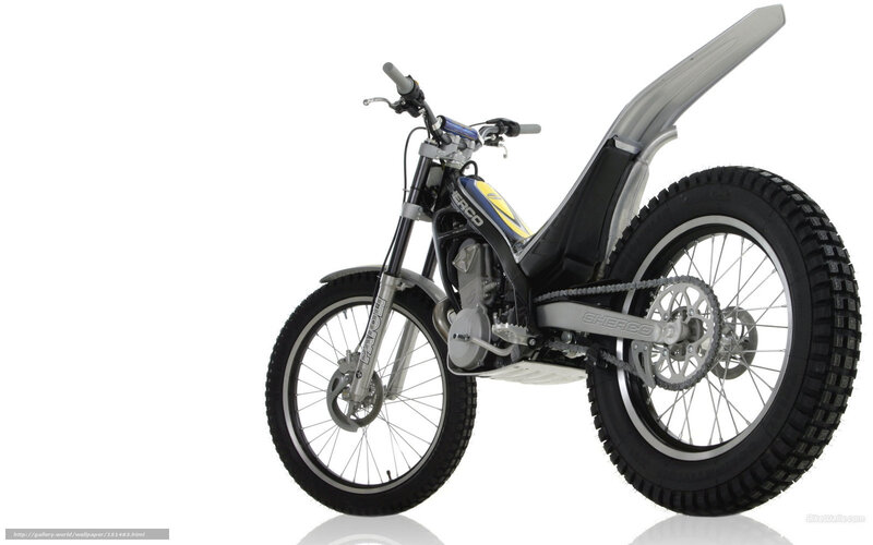 Silver Trial Motorcycle — Neutral, Photograph