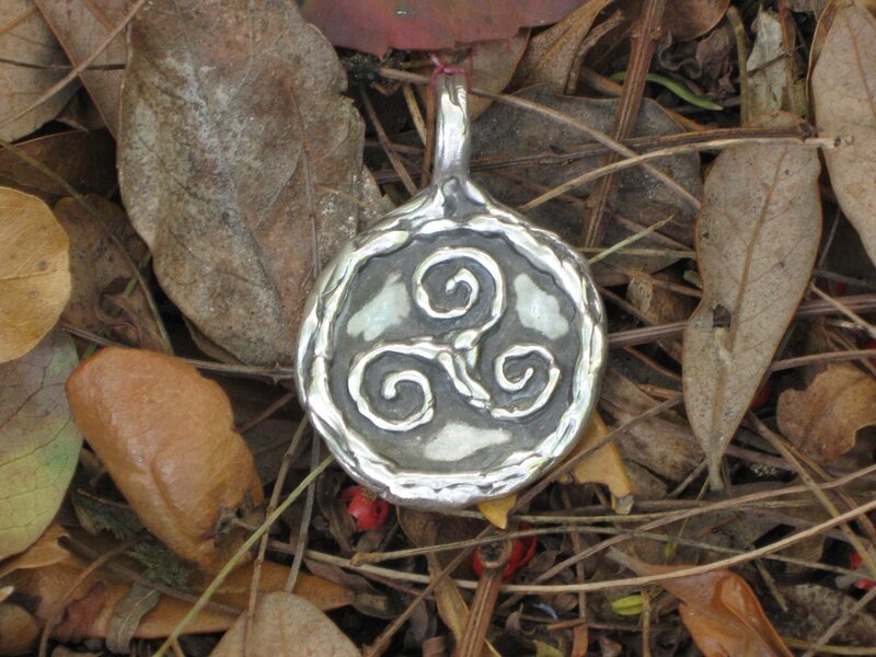 Silver Triskelion Pendant