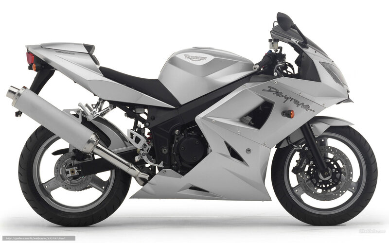 silver triumph daytona motorcycle