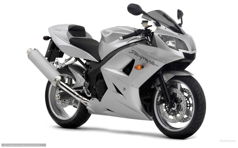 silver triumph daytona motorcycle