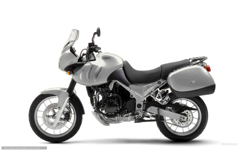 silver triumph motorcycle