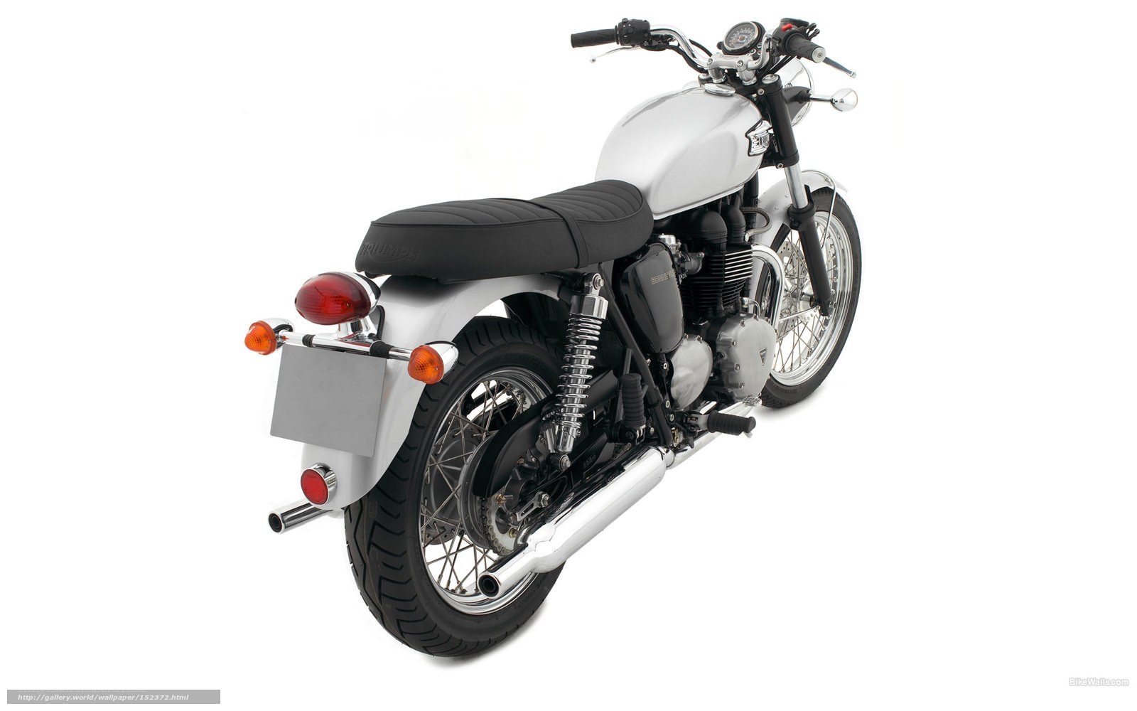 silver triumph motorcycle